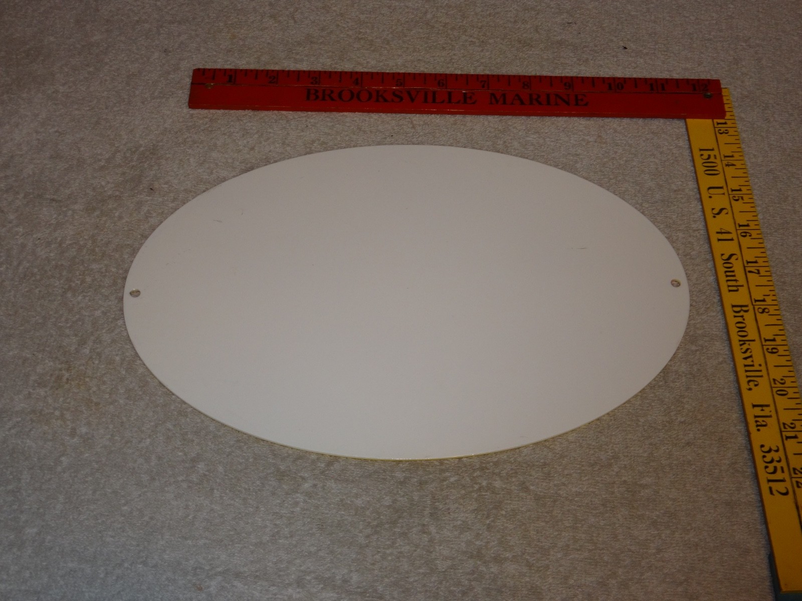 VINTAGE DRINK DOUBLE COLA SODA POP 12" METAL COCA GASOLINE OIL ADVERTISING SIGN!