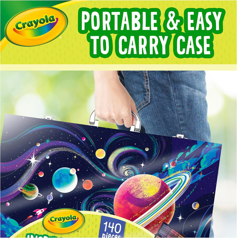 Inspiration Art Case Space Coloring Set (140Pcs), Essential Easter Basket Stuffe