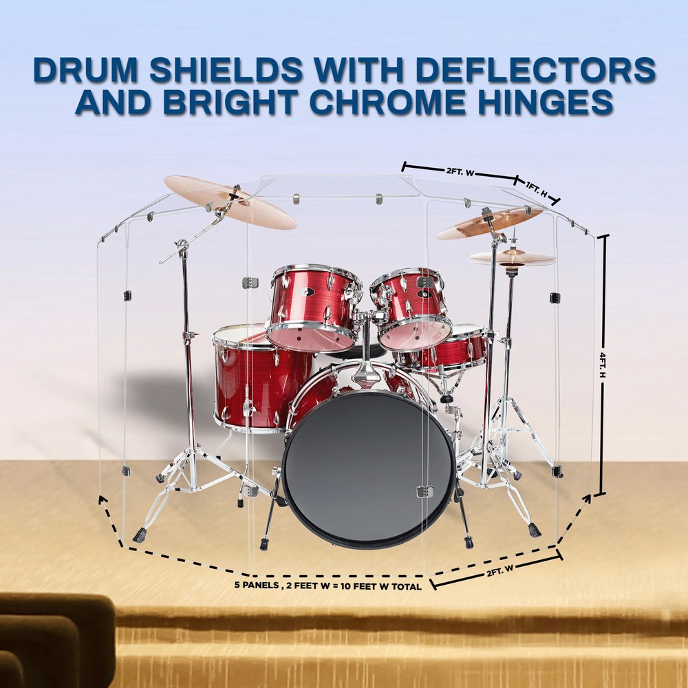 Drum Shield 2 ft. x 4 ft. Panel