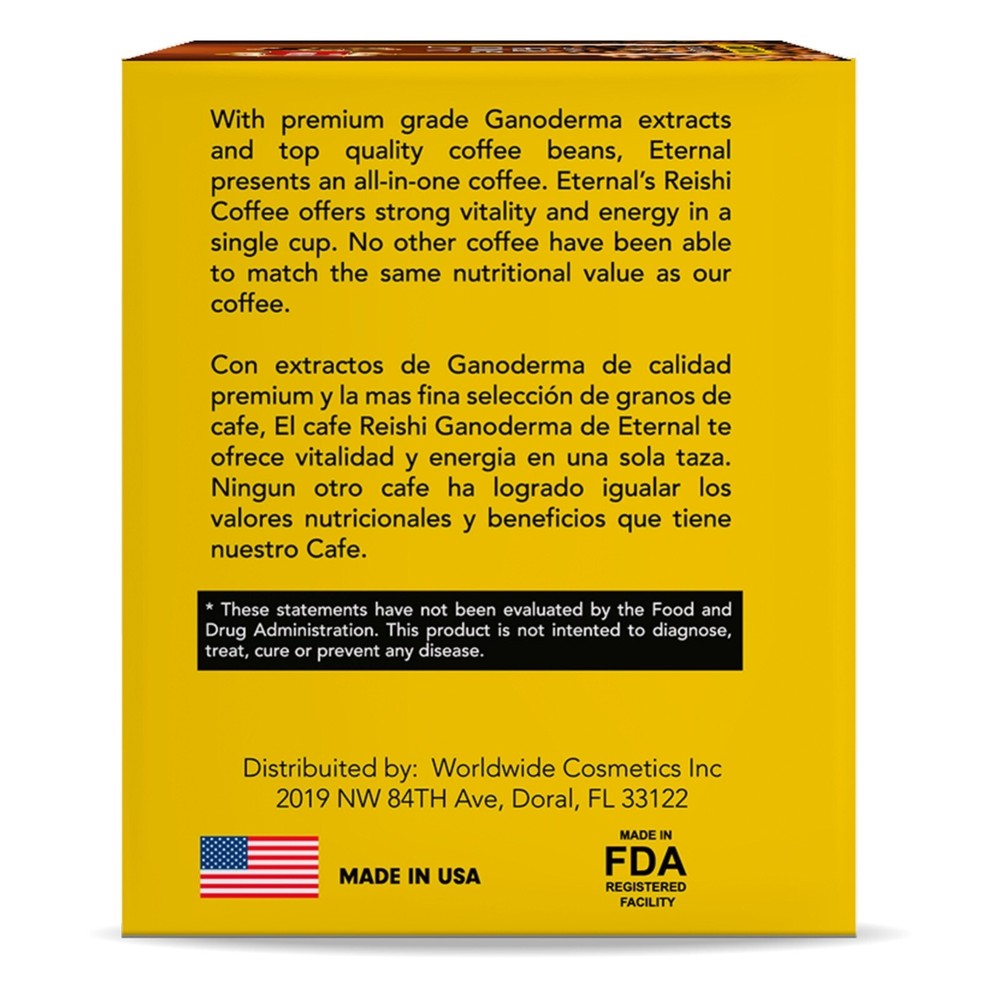 Eternal Cafe GANODERMA (REISHI) 4 in 1 Coffee