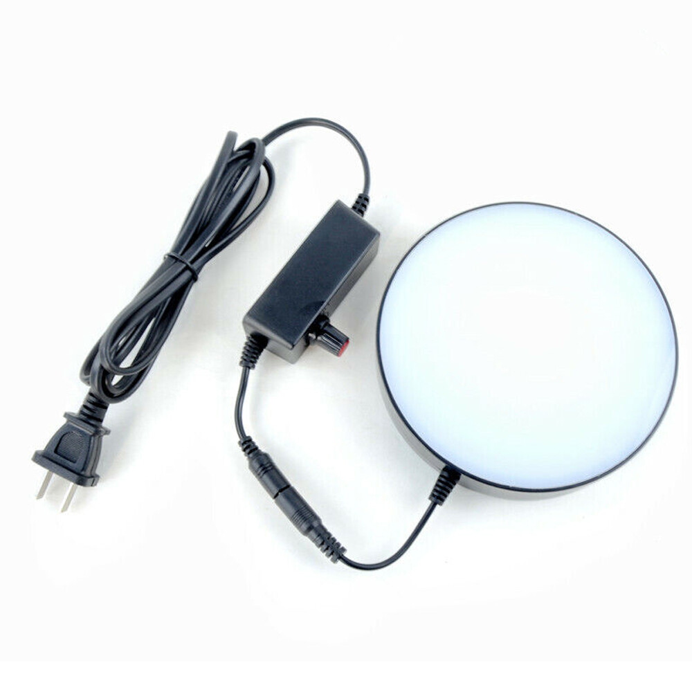 Adjustable Brightness LED Ring Bottom Light Source f Stereo Microscope100V-240V