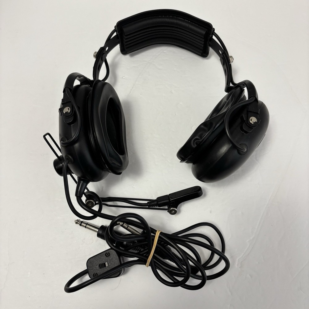 Flightcom Aviation Helicopter Headset Flight Com