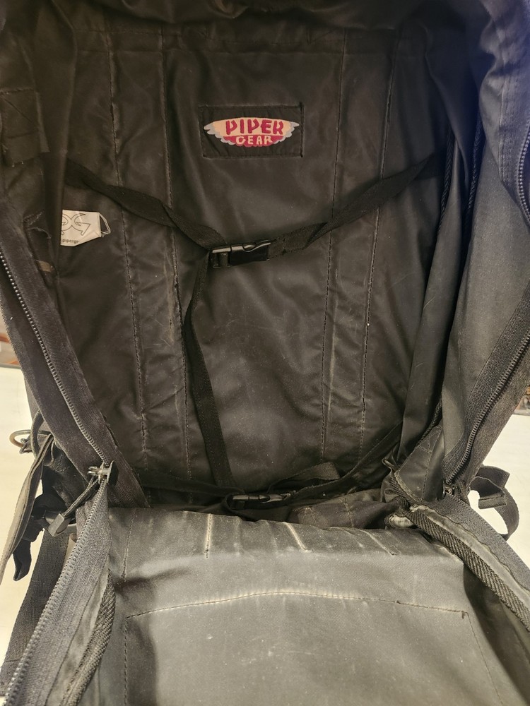 Piper Gear Large Bugout Bag Expanding Backpack Black