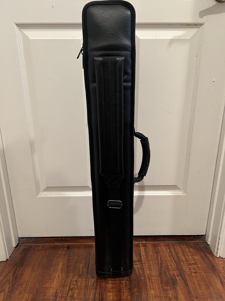 ELN Spring Loaded Pool Cue Case 2x4 Black