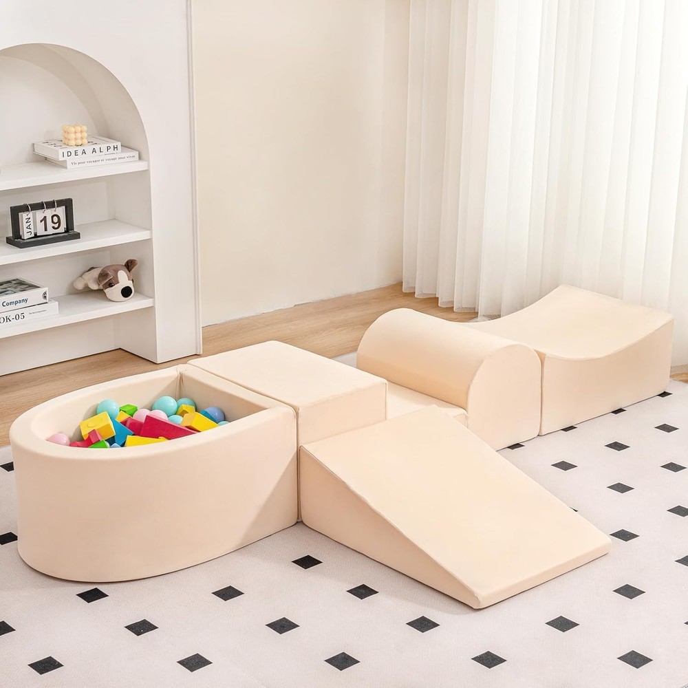 Safe & Fun Toddler Foam Climbing Playset