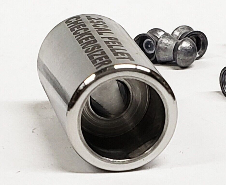 Pellet Resizer/Checker .25 Cal - Sizer - Stainless Steel - USA Made - Free Ship!