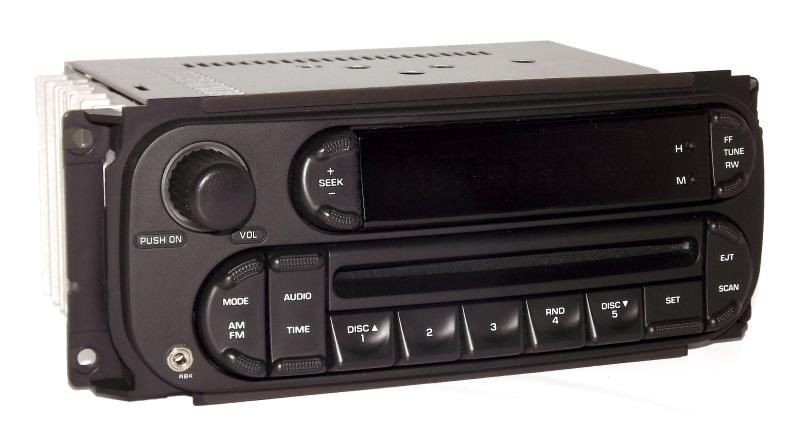 2004 Dodge Ram 3500 Truck Radio AM FM CD Player Digital RBK w Auxiliary Input