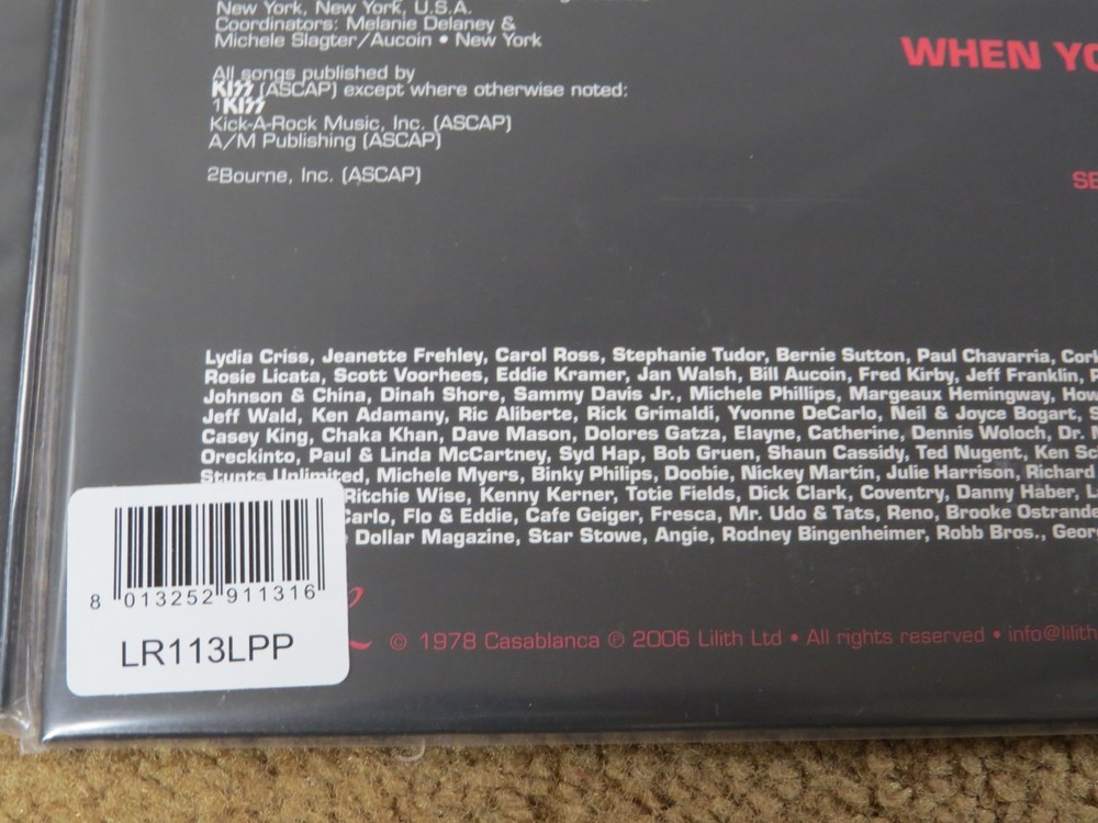 KISS RUSSIAN LILITH SOLO ALBUM PICTURE DISC SET OF 4 RELEASED 2006