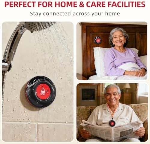 Wireless Caregiver Call Button Alert System for Elderly