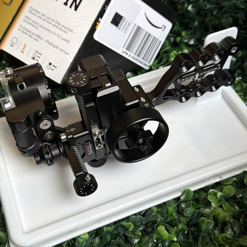 Trophy Ridge Digital React One, 1 Pin .010 RH, Slider Bow Sight Read Description