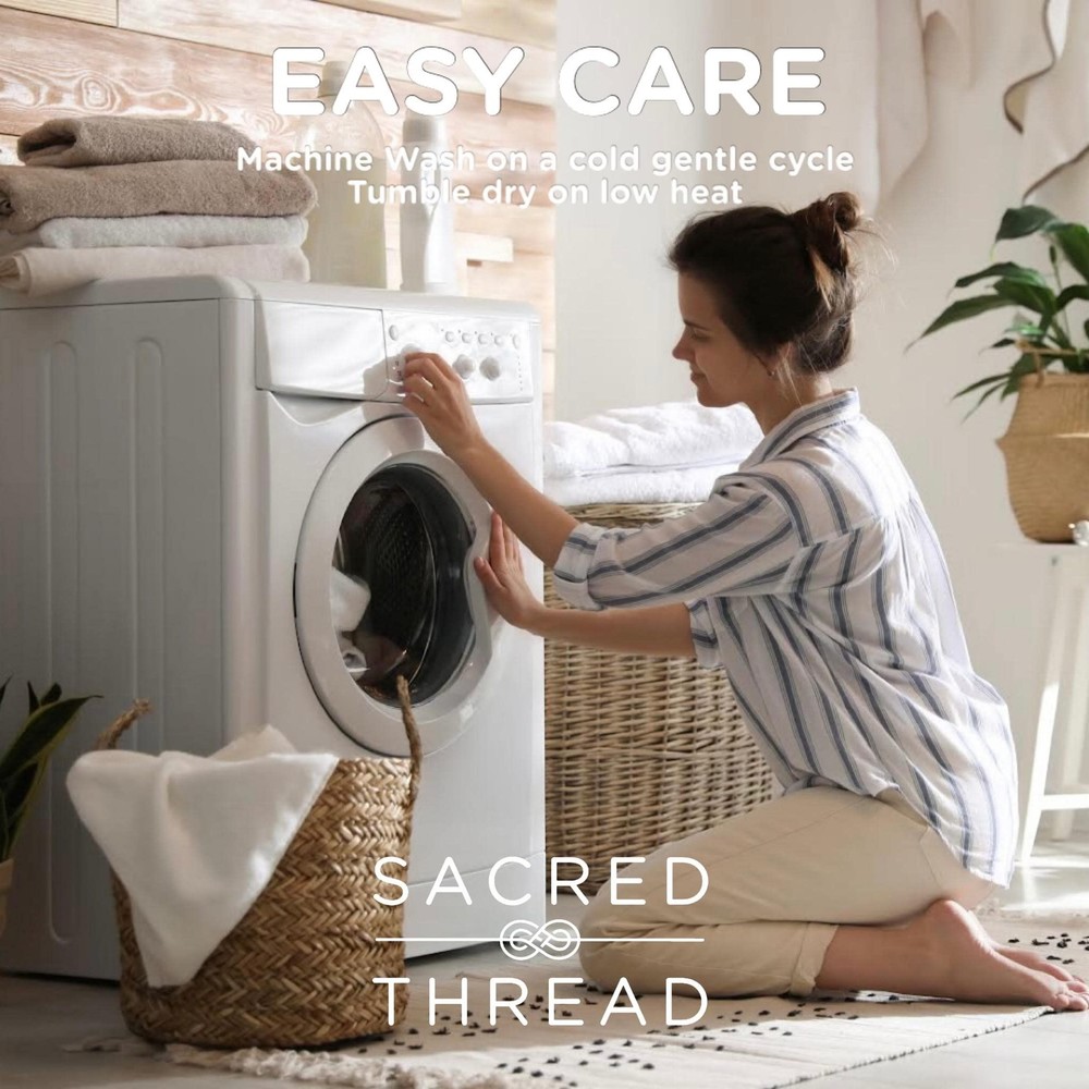 Sacred Thread Contour Memory Foam Pillow Ergonomic Cervical Pillow