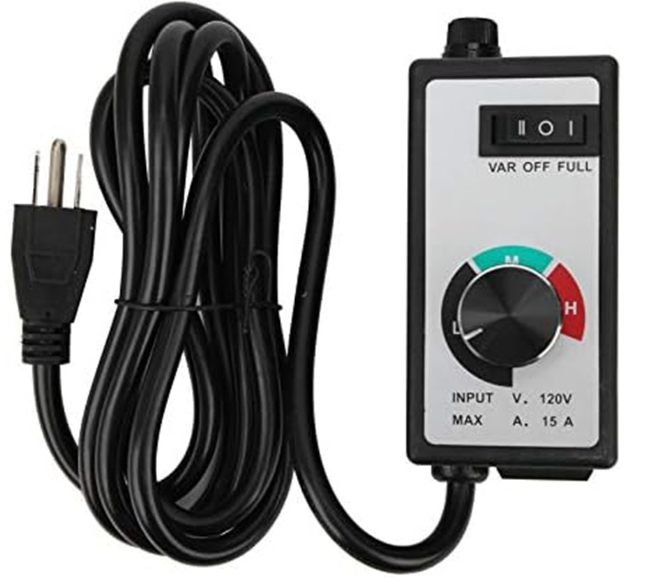 Speed Variable Controller Adjuster 120V 15A US Plug for Vent Blower inline Fan