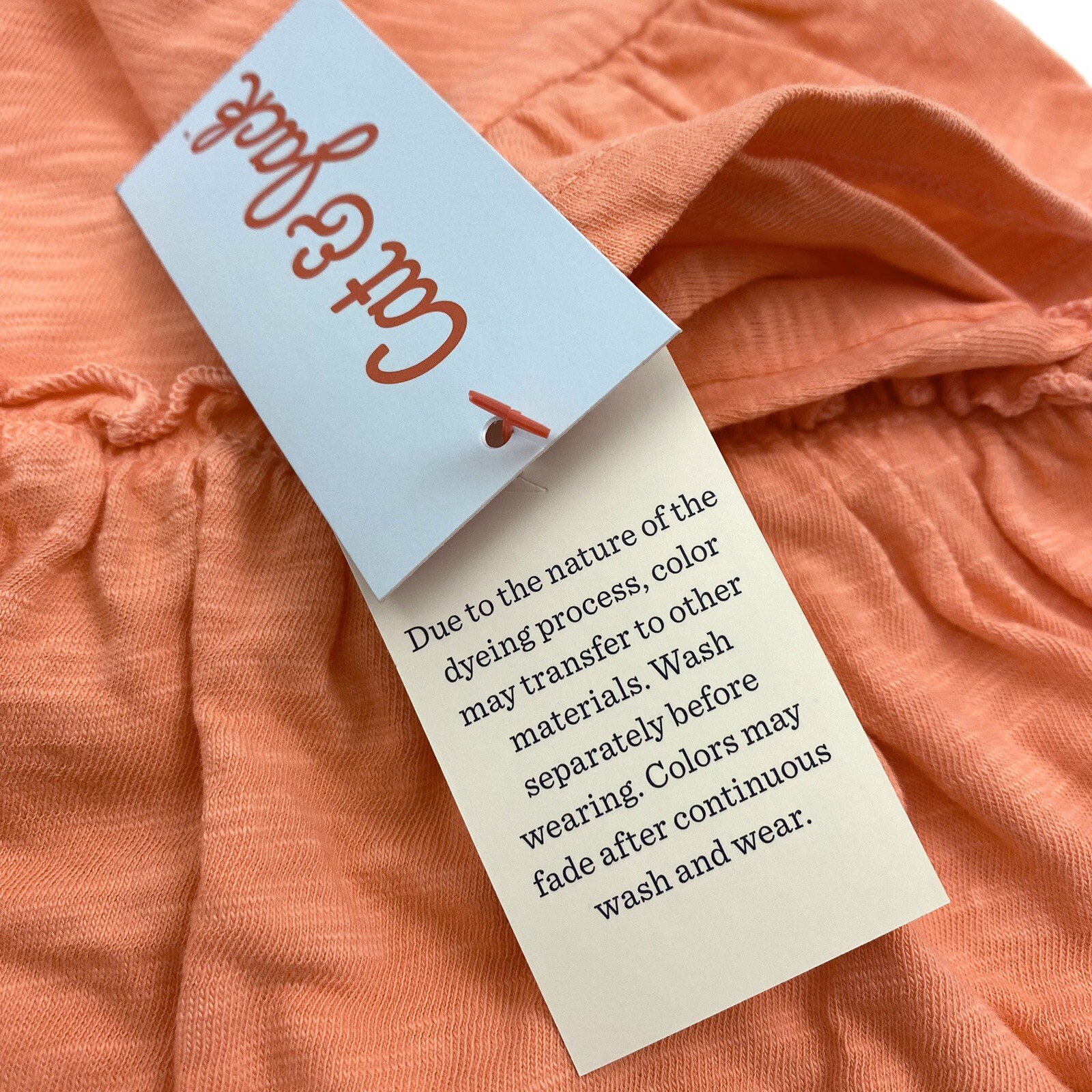 Cat & Jack Toddler Girls Size 4T Cap Sleeve Dress Peach