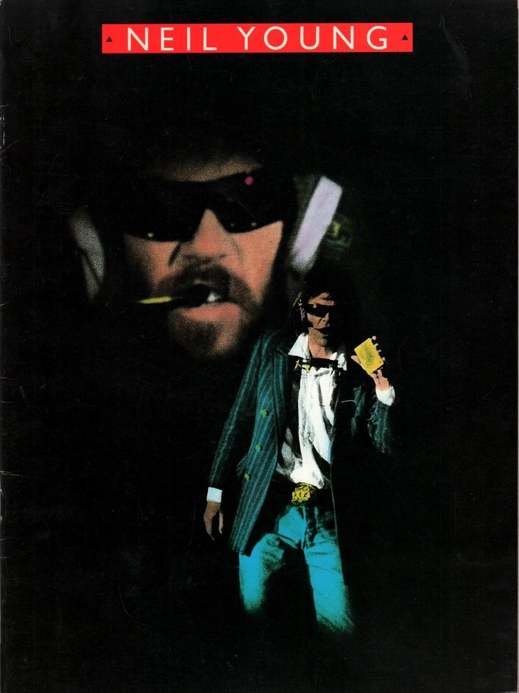 NEIL YOUNG 1983 EVERYBODY'S ROCKIN' FALL TOUR CONCERT PROGRAM BOOK / NMT 2 MINT