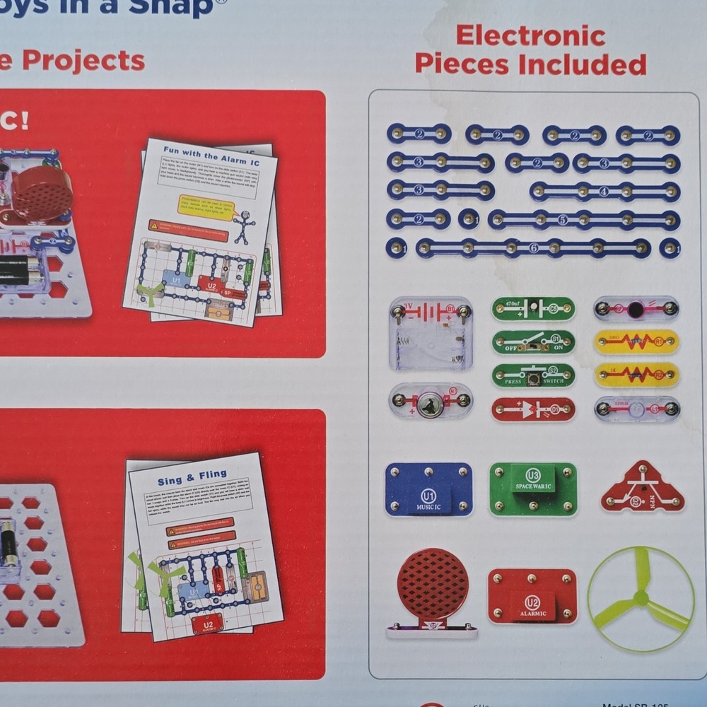 Snap Circuits Explorer 125 Projects Educational Electronics Kit SB-125 2023