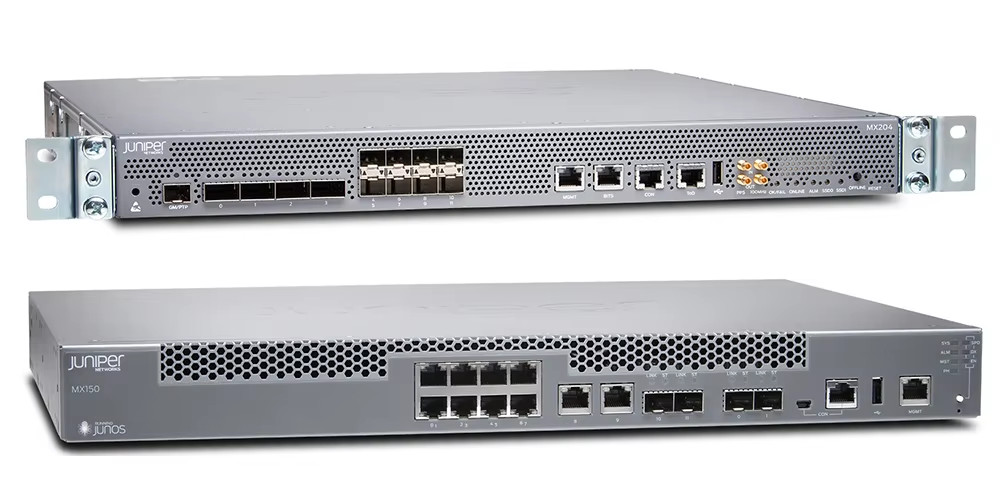 MX204-HW-BASE +JUNOS and Dual Power Supply - Tested