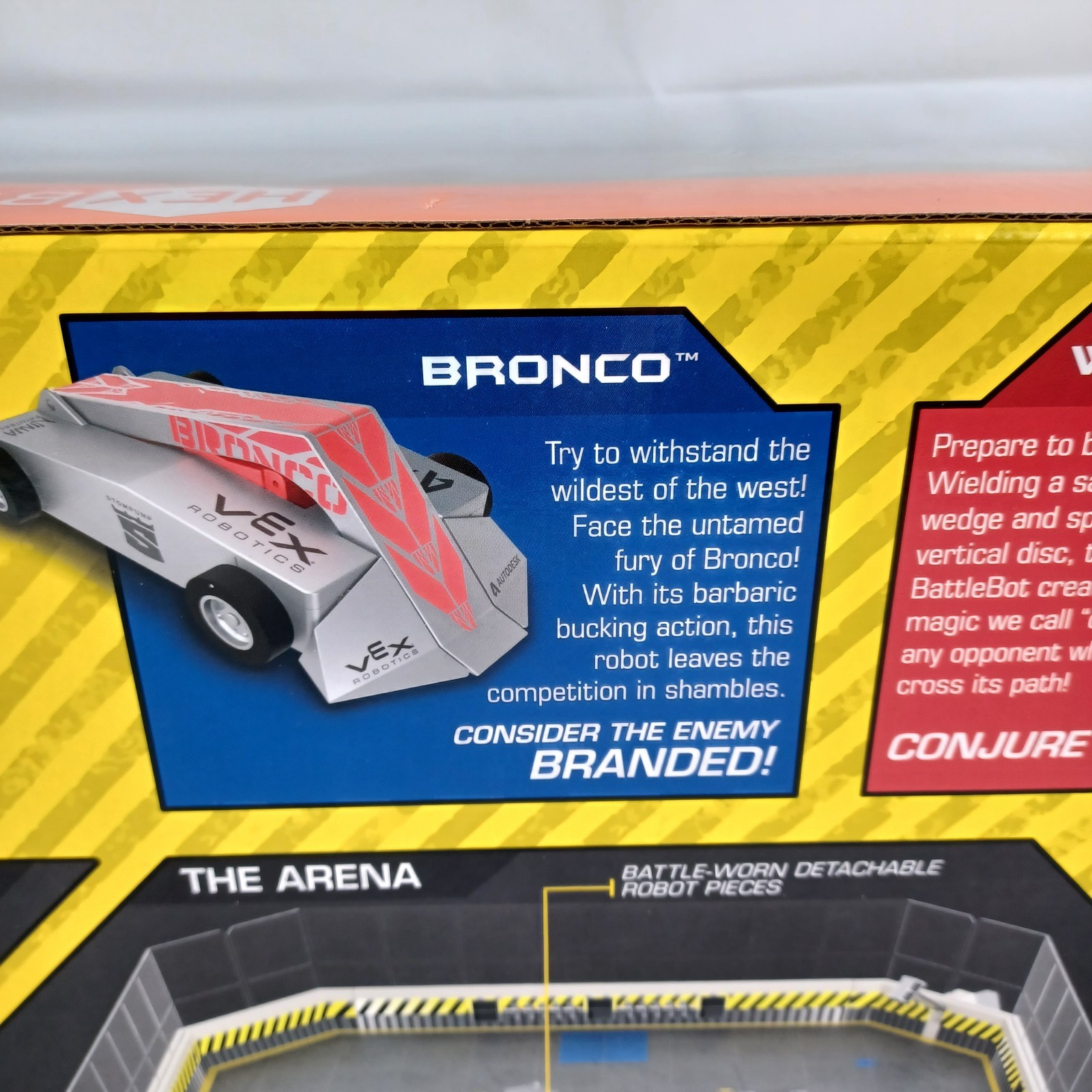 HEXBUG BattleBots Arena Bronco & Witch Doctor NEW