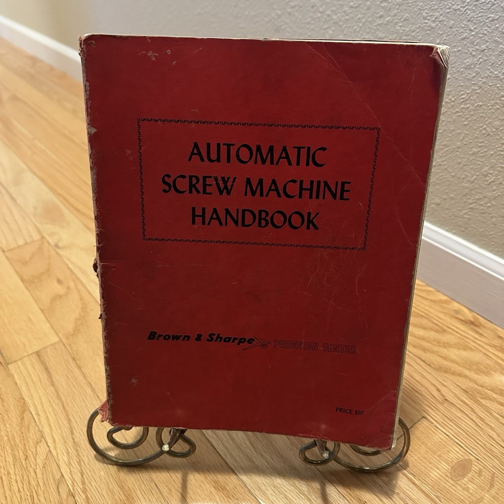 Browne & Sharpe Automatic Screw Machine Handbook