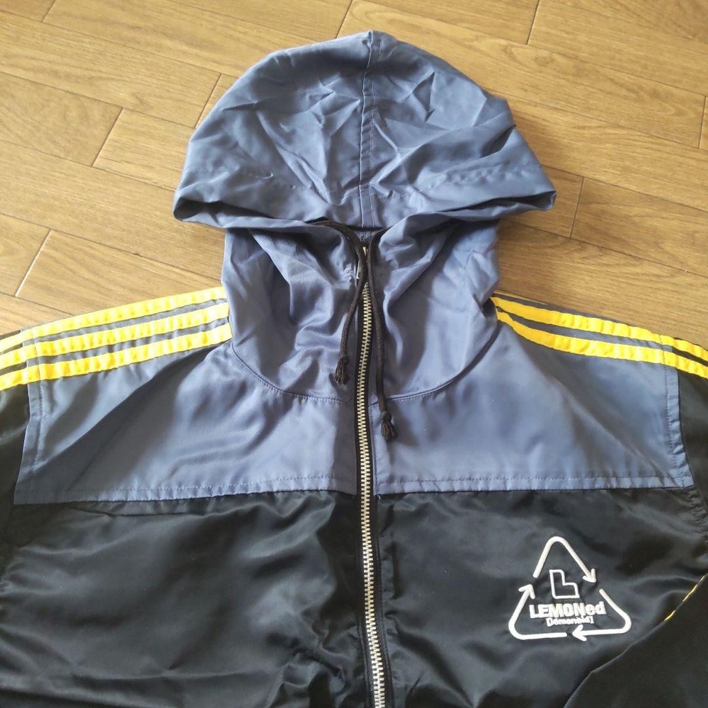 LEMONed hooded jacket hide