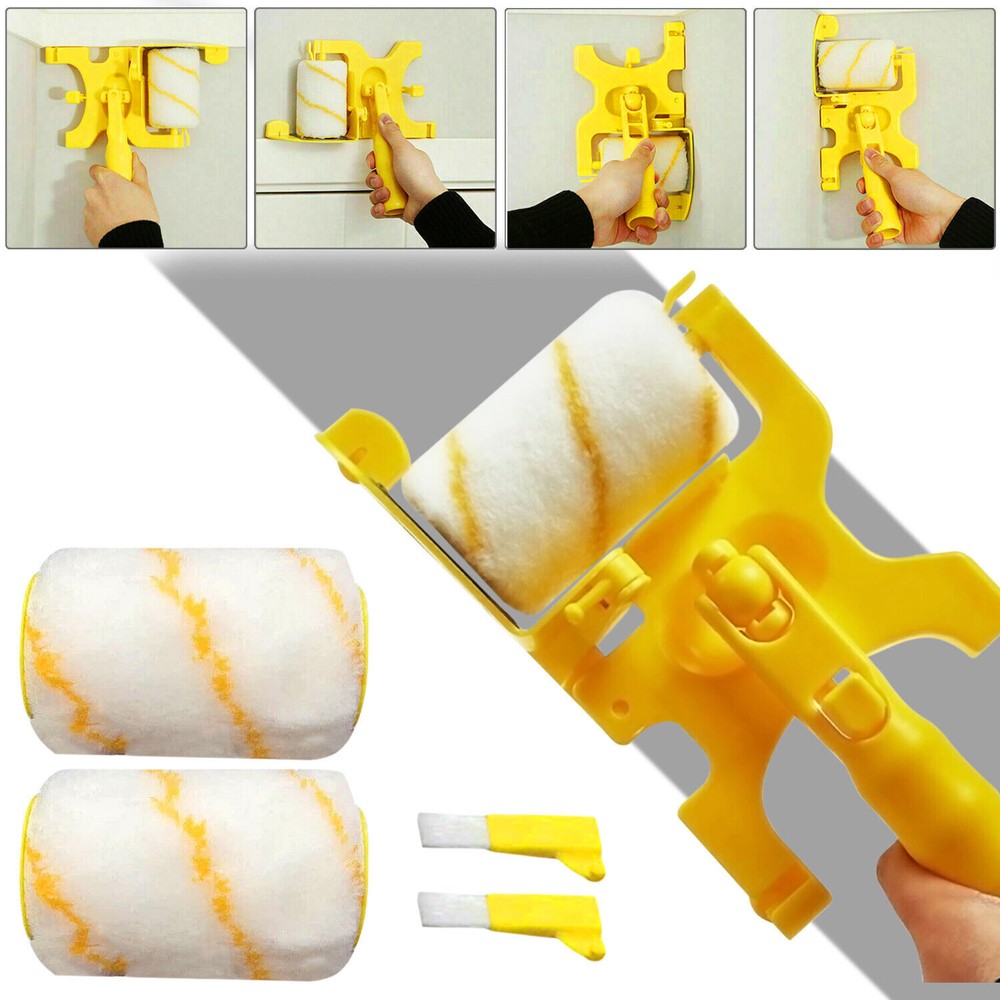 Multifunctional Clean-Cut Paint Edger Roller Brush for Room Wall Corner Ceiling