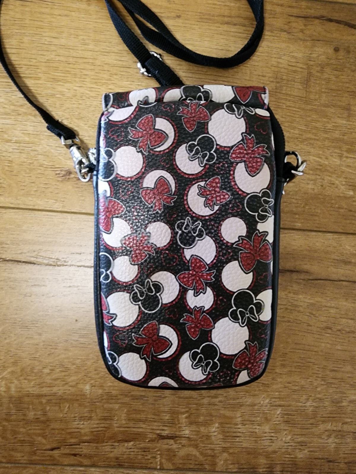 Disney Minnie Mouse Crossbody Phone Case Shoulder Bag Removable Strap D Tech