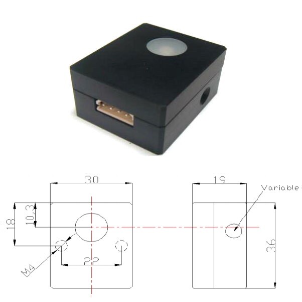 UV Sensor Probe Air Environment Light Measure Adjustable Output 2LA6 DC9V-24V