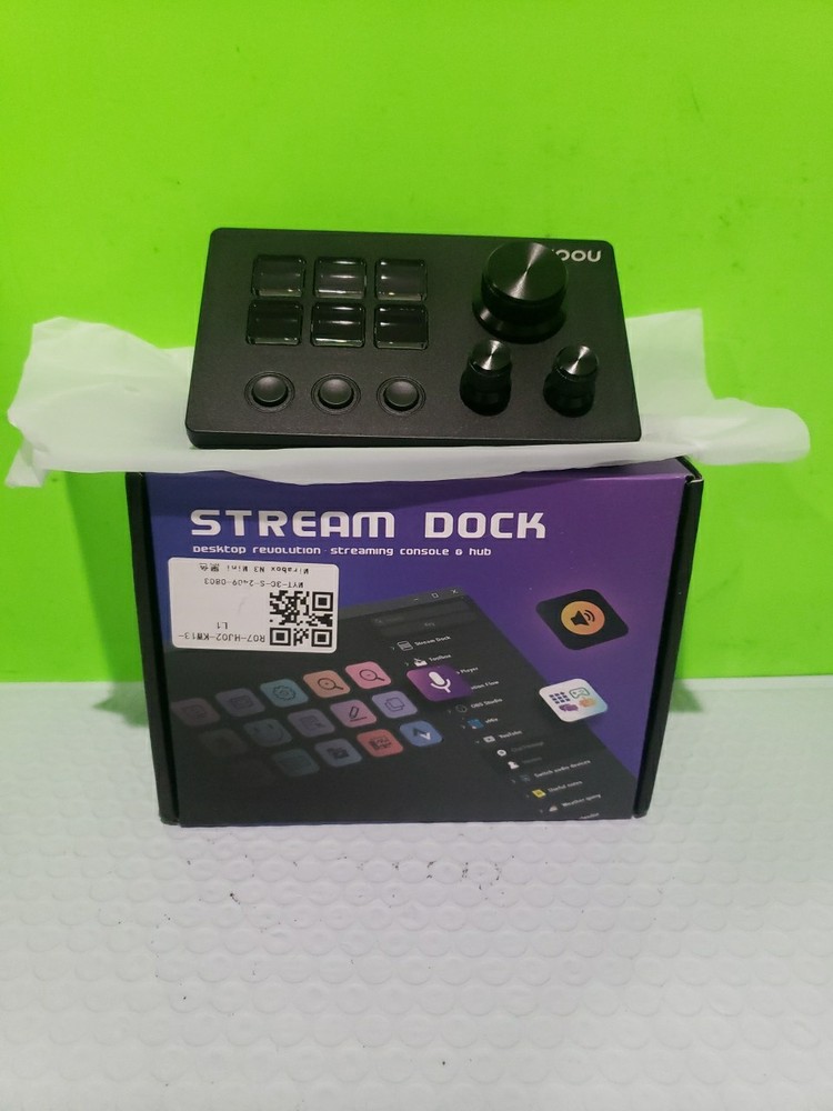 Stream Controller with customizable LCD Macro keys Content Creator & Streaming