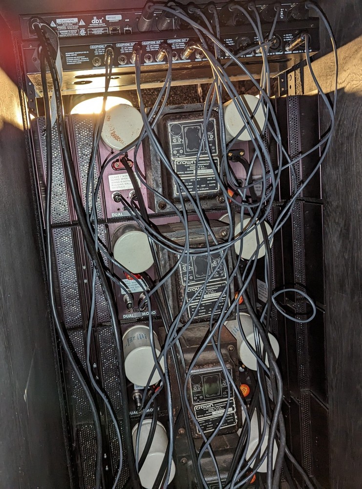 A complete Theater sound system \ Altec, JBL, Crown
