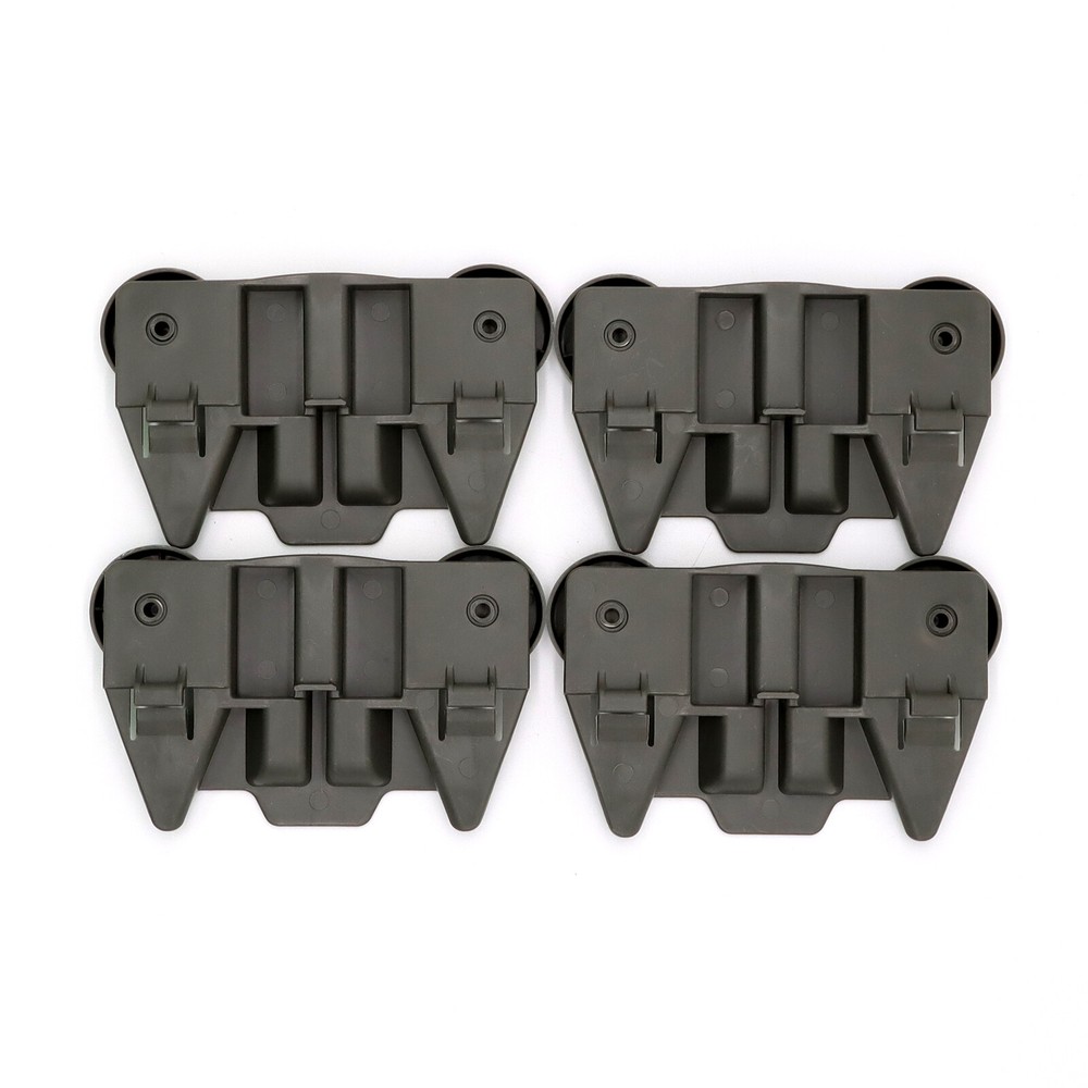 For KitchenAid KDTE104ESS1 Dishwasher Lower Dishrack Wheels (4 Pack)