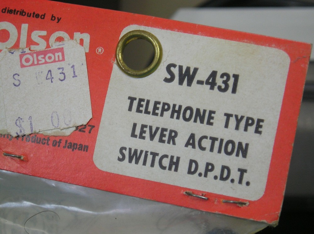 OLSON Electronics Lever Action Switch SW-431