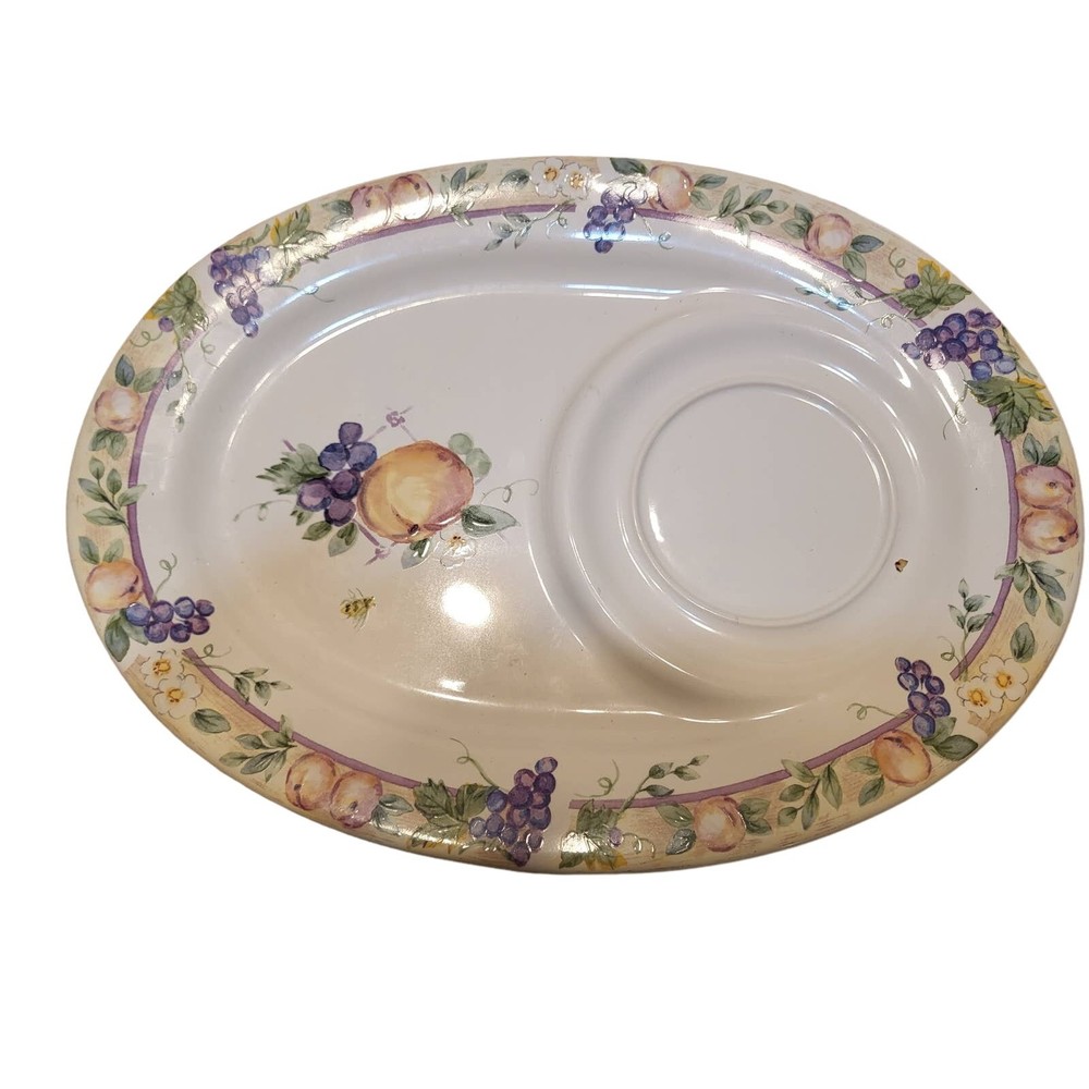 5 - Pfaltzgraff Orchard 12" Snack Plates