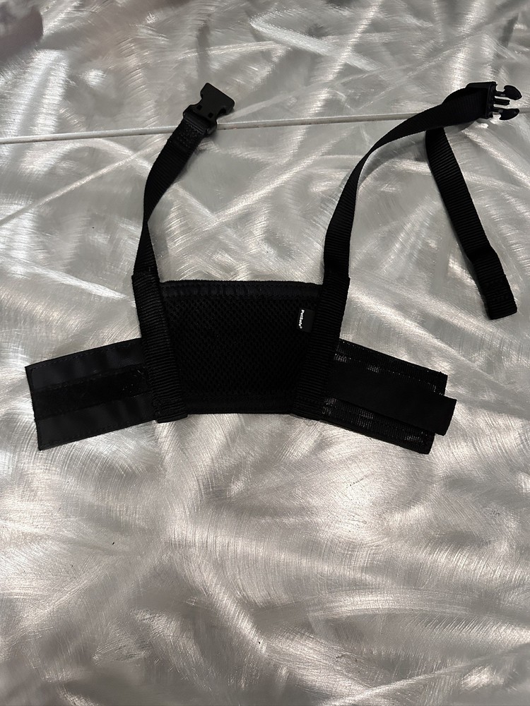 PETSAFE ** Comfortable Nylon Padded DOG MUZZLE ** MEDIUM Black