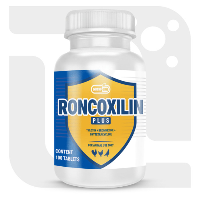 Roncoxilin 100 Tab For Roosters Solution for respiratory problems Nutri-line