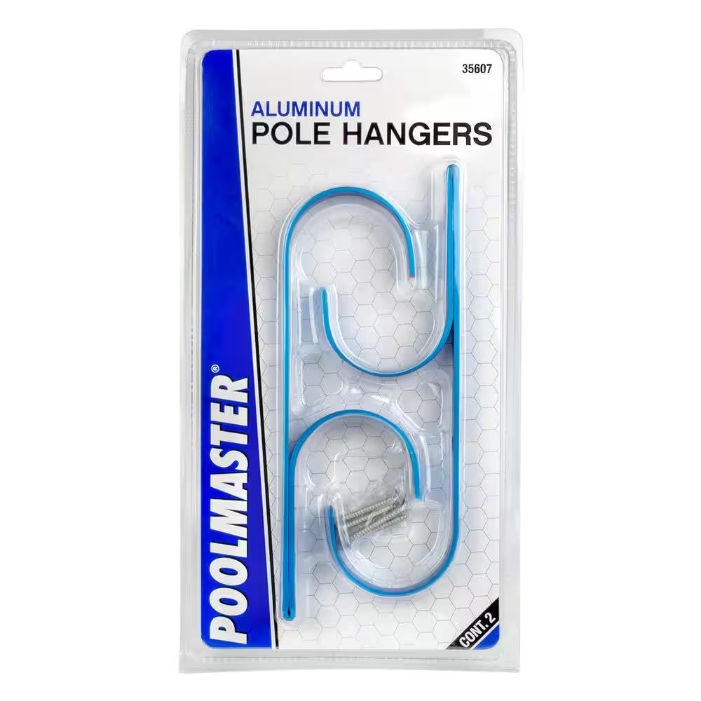 Aluminum Swimming Pool Pole Hangers (2-Pack)