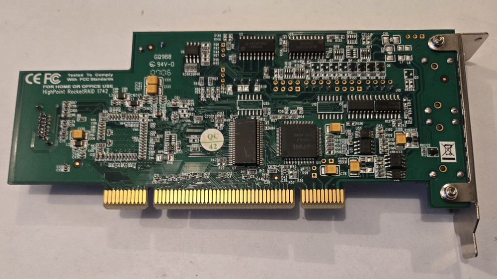 HighPoint RocketRAID 1742 4-Channel PCI SATA 3Gb/s RAID Controller