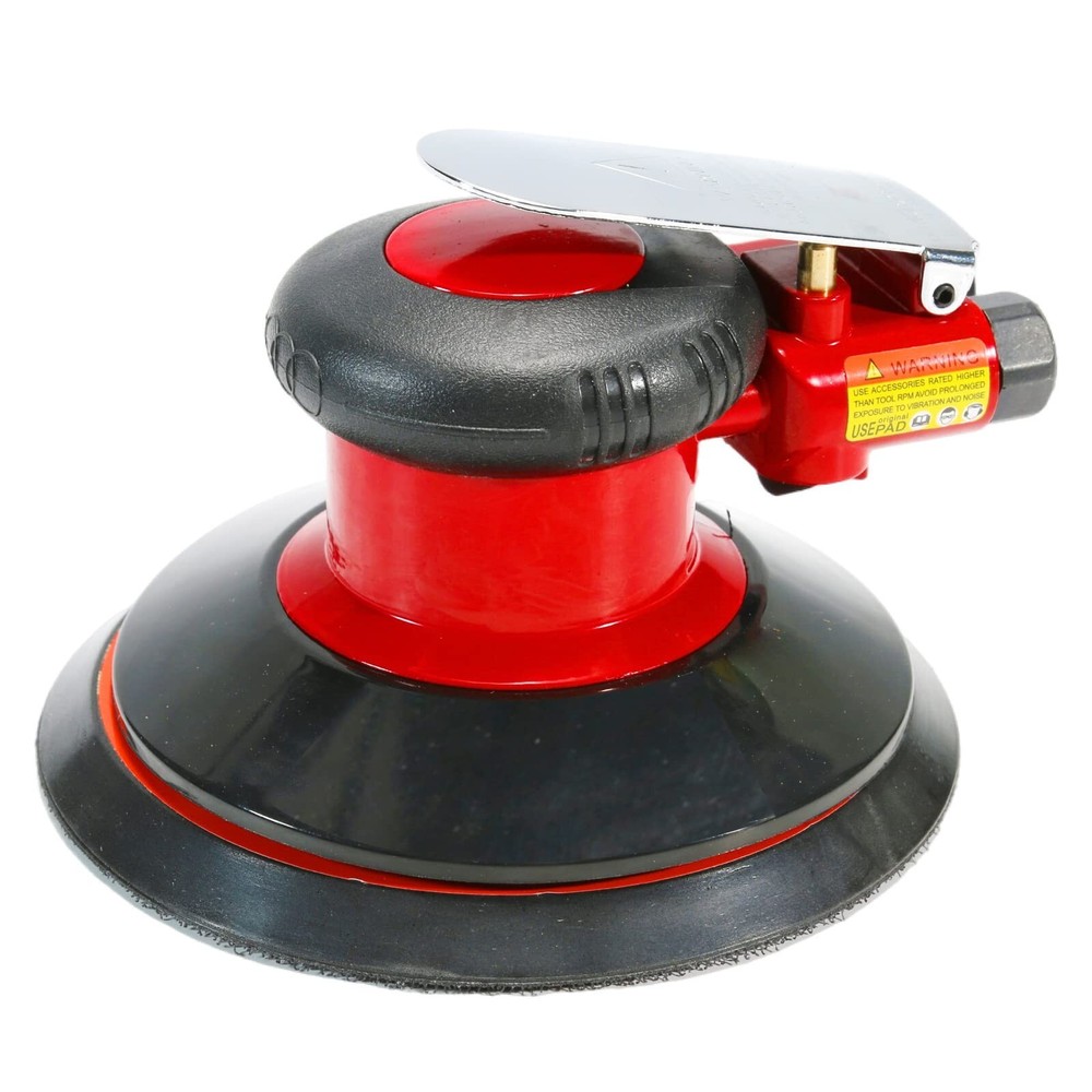 6inch Pneumatic Random Orbit Palm Sander, Professional Air Powered Sander, Co...