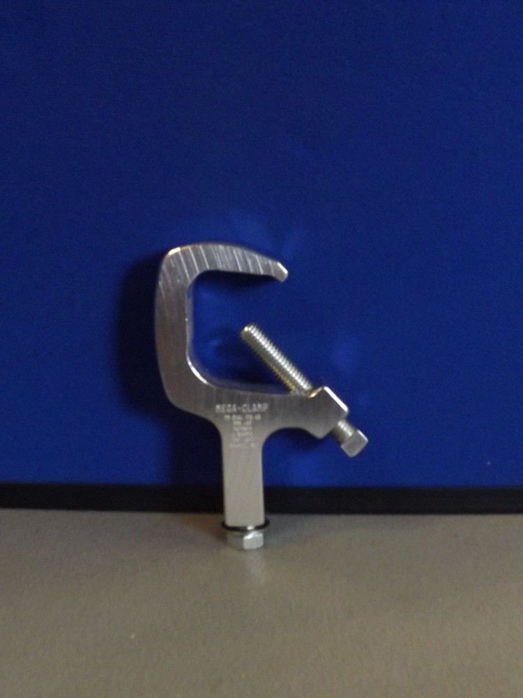 Mega-Clamp SILVER MAM LIGHT SOURCEMega Clamp MAM Silver 1”-2” Pipe 600lbs LIGHT