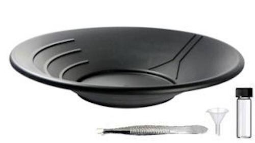 Sluice Monkey 14" Black Gold Pan Panning Kit