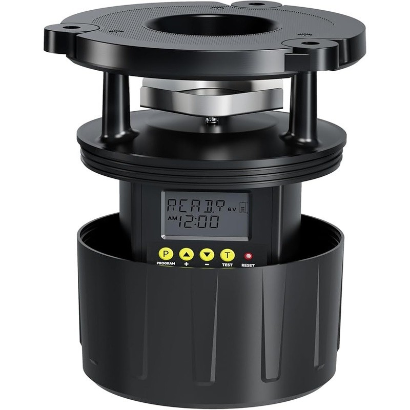 Efficient Deer Feeder Kit Digital Timer Solar Panel Compatible Adjustable Arms