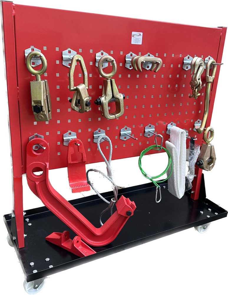 17pcs Deluxe Auto Body Frame Repair Pulling Clamp & Chassis Dent Puller Hook Set