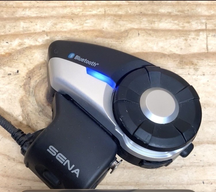 Sena 20S Motorcycle Bluetooth Headset Communication System Module Speakers Dual