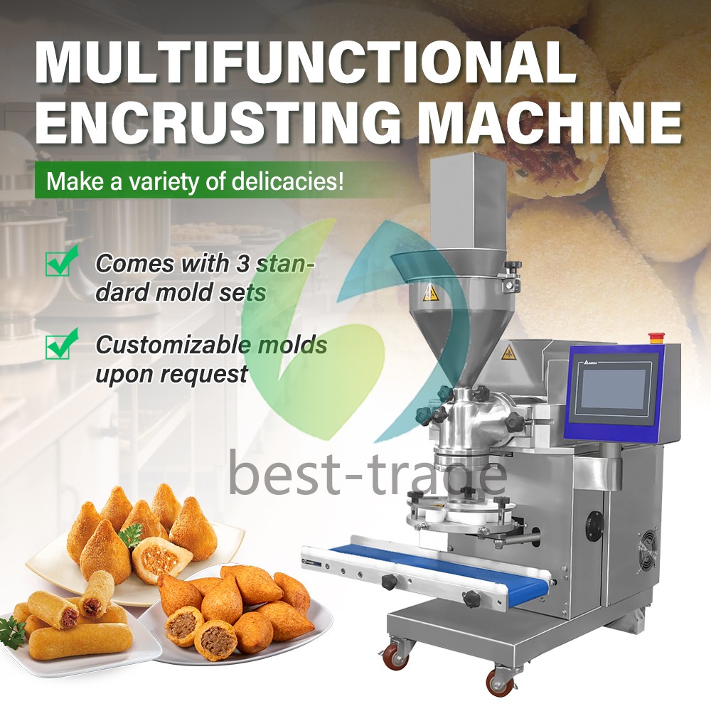 Automatic Encrusting Machine Meat Balls Dough Ball Kubba Making Machine Kitchen