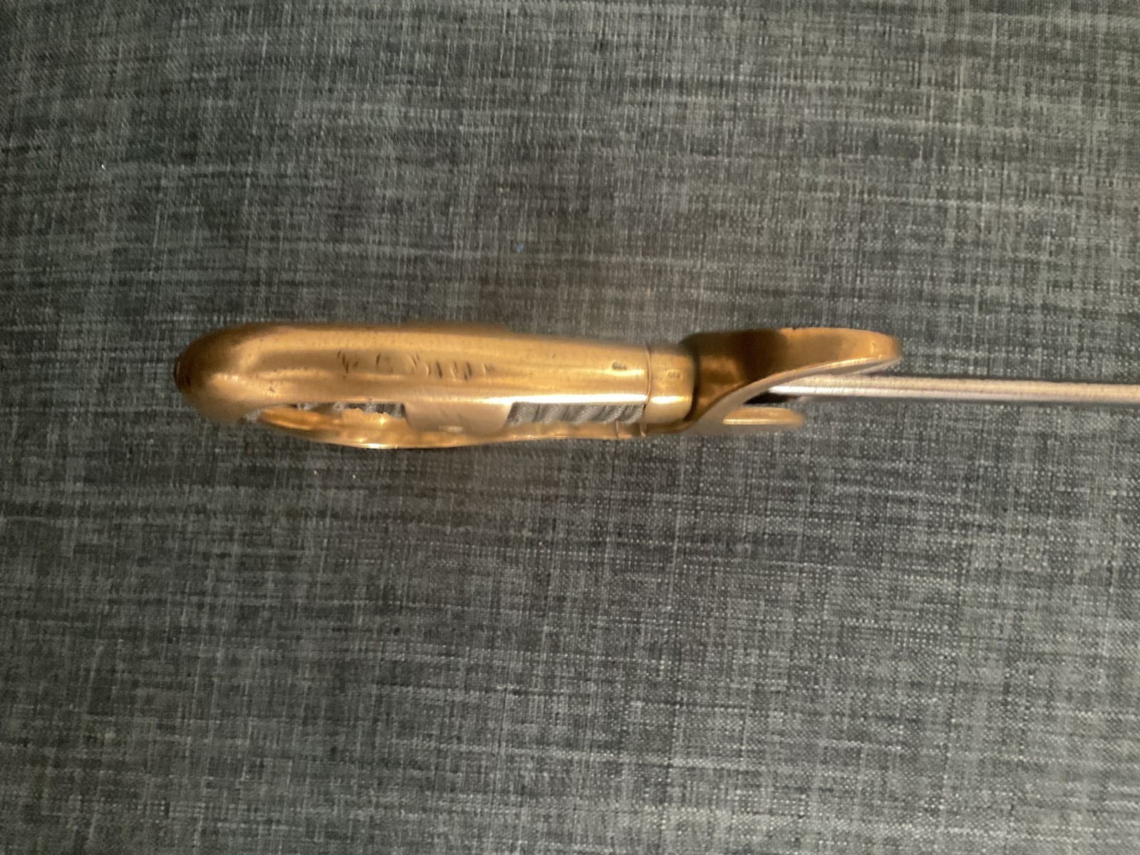 Imperial German Officer's Sword dated 1888 with Officer's initials on the hilt