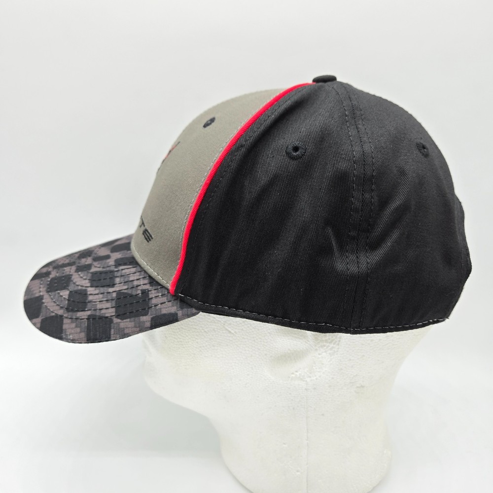C8 Corvette Carbon Flash Checkered Bill Hat Cap Strapback Pre-owned Excellent