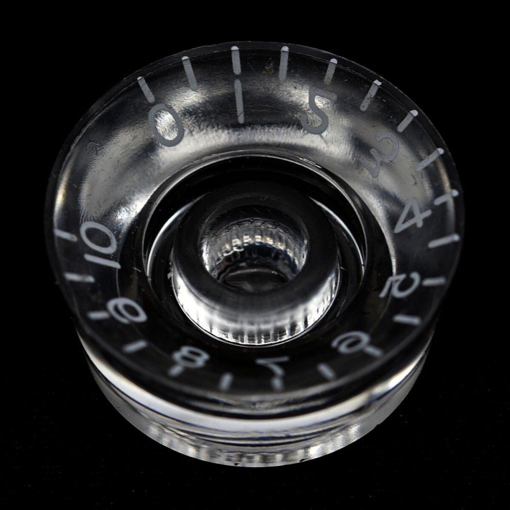 LP Guitar Knob USA Fine Spline Speed Dial Control Knobs for CTS Pots transparent