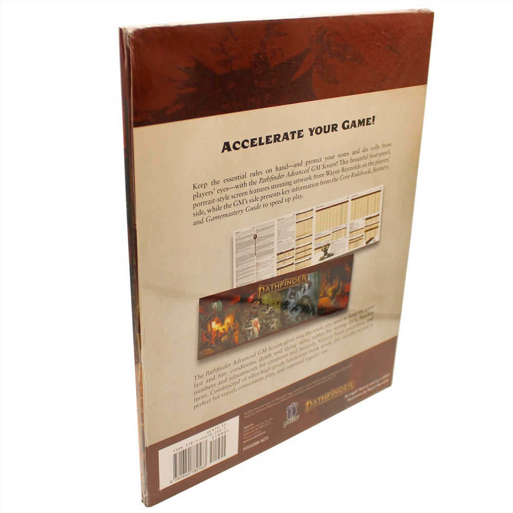 Pathfinder Advanced GM Screen (Portrait—Paizo.com Exclusive)