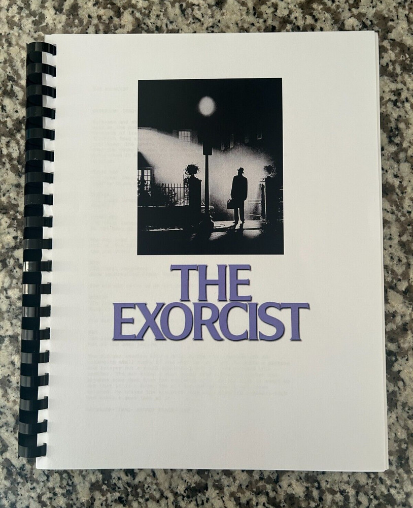 The Exorcist Horror Movie Script Reprint Full Screenplay Script