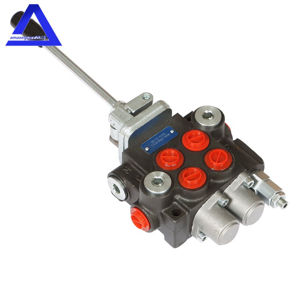 2 Spool 11GPM Hydraulic Control Valve Double Acting Tractor Loader W/Joystick