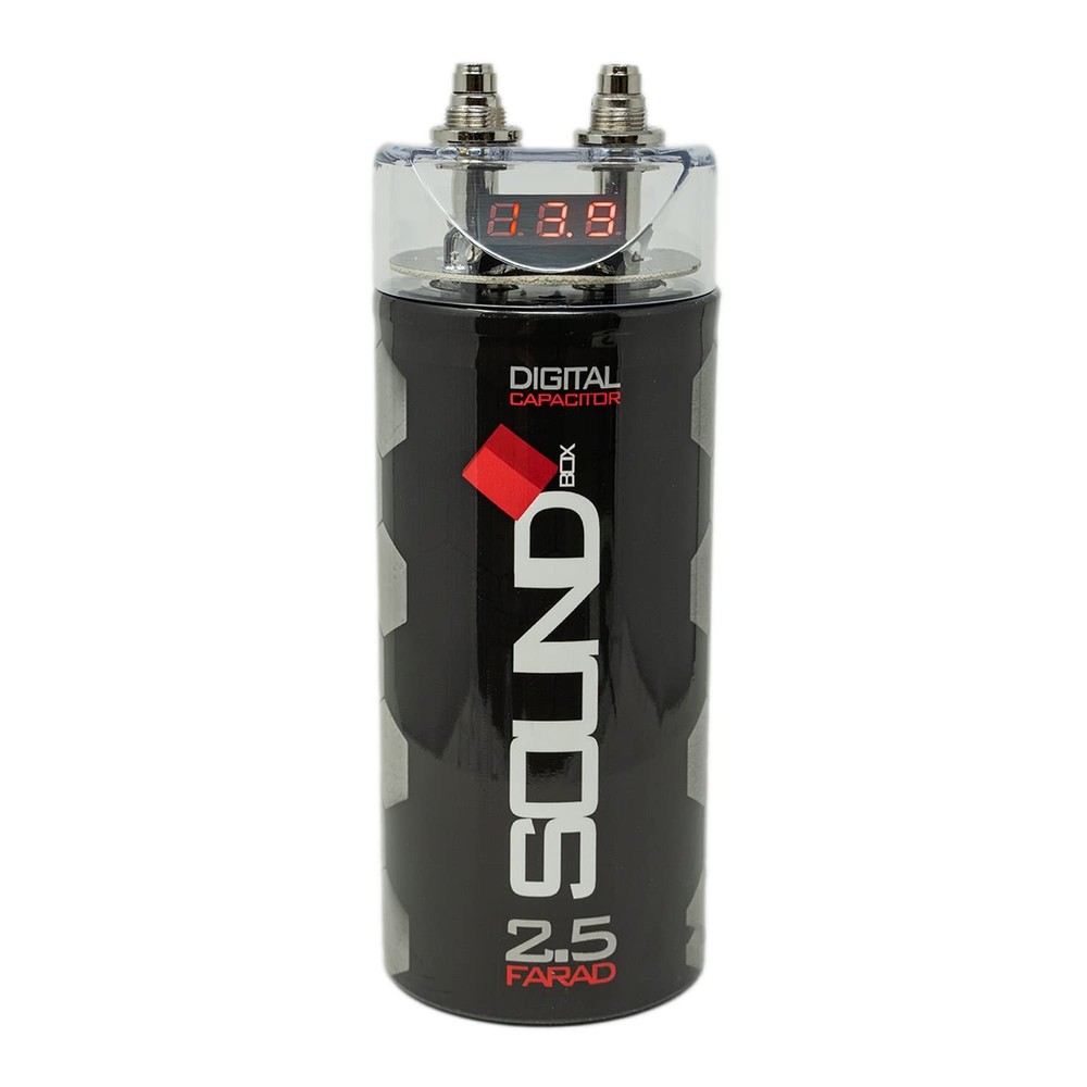SCAP2D, 2.5 Farad Digital Capacitor for Car Audio - 2500 Watts