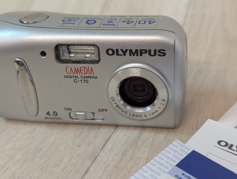 Olympus Camedia C-170 4mp Digital Camera Tested Working